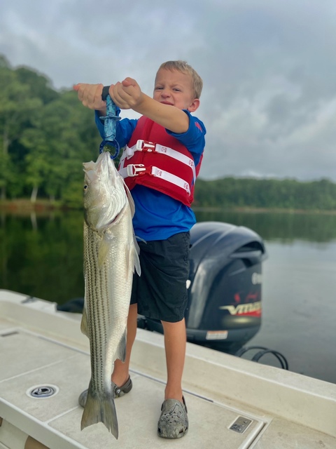 Bass Fishing in Lake Oconee