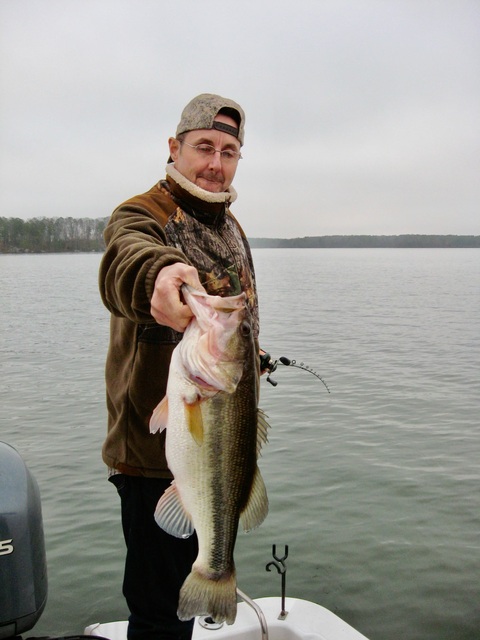 Bass Fishing in Lake Oconee