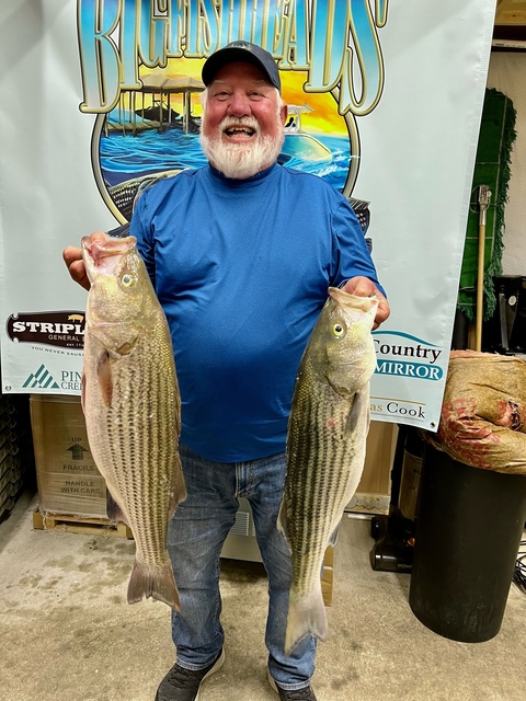 Lake Oconee Striper Fishing