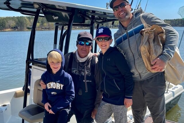 Lake Oconee Striper fishing