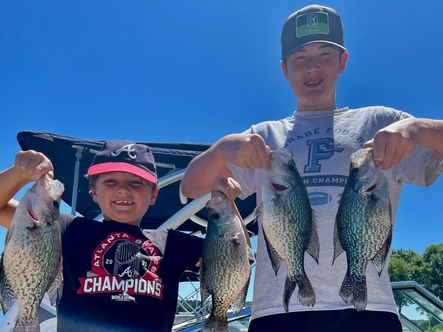 Lake Oconee Crappie fishing