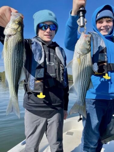 Lake Oconee Striper fishing