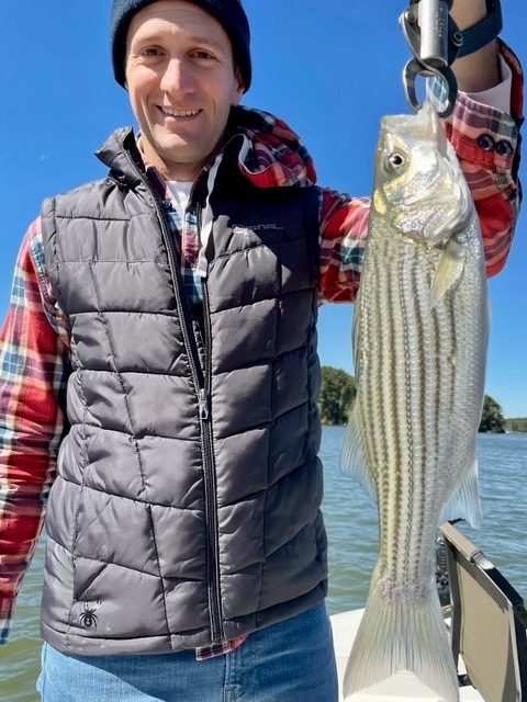 Lake Oconee Striper fishing