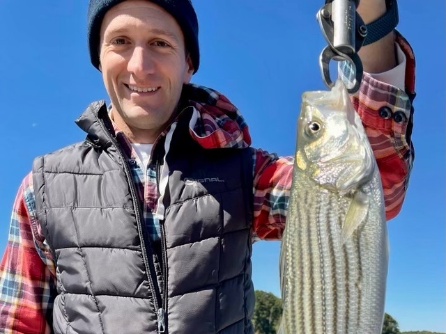 Lake Oconee Striper fishing
