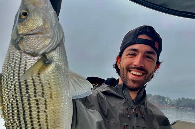 Lake Oconne Striper fishing