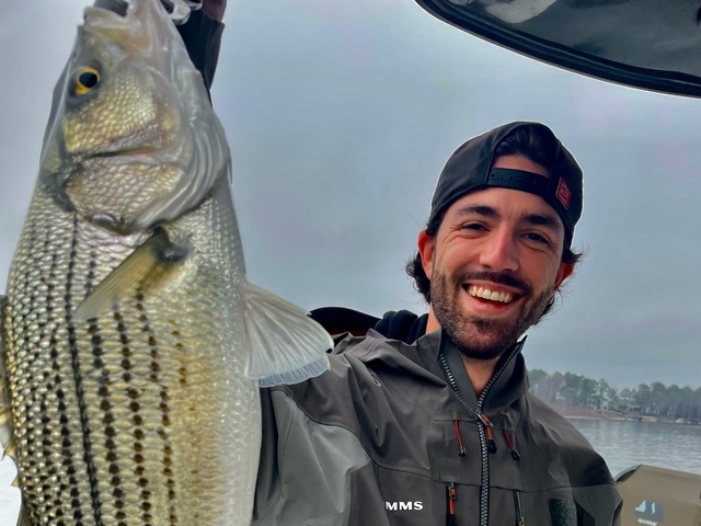 Lake Oconne Striper fishing