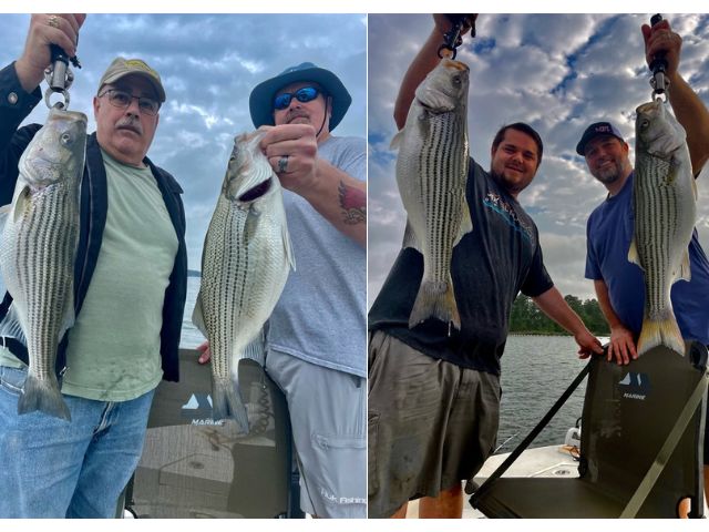 Lake Oconee Striper fishing