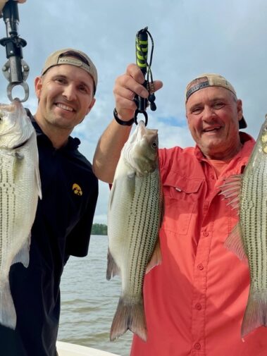Lake Oconee Striper fishing