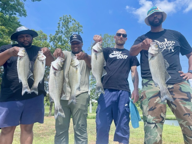 Lake Oconee Striper fishing