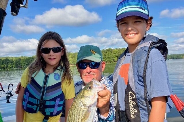 Lake Oconee Striper fishing