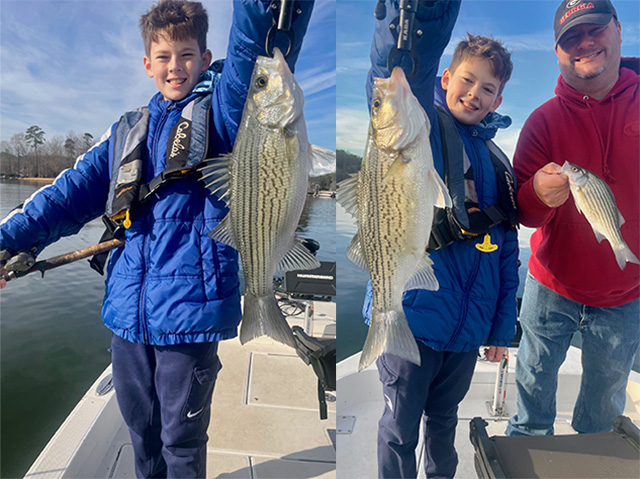 Lake Oconee Striper Fishing
