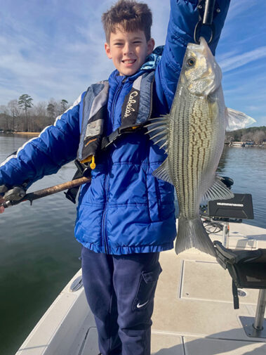 Lake Oconee Striper Fishing