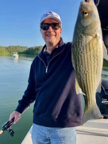 Lake Oconee Striper fishing