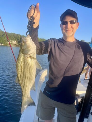 Lake Oconee Striper fishing