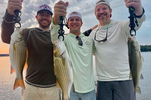 Lake Oconee Striper fishing