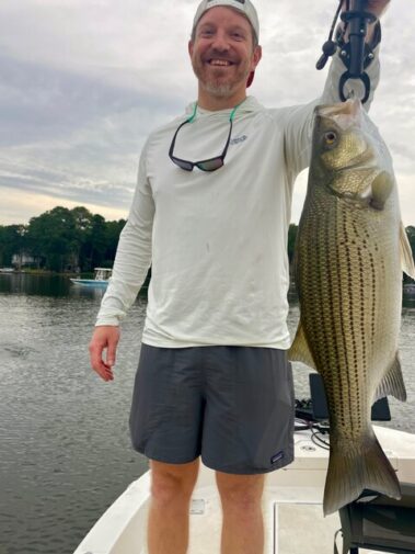 Lake Oconee Striper fishing