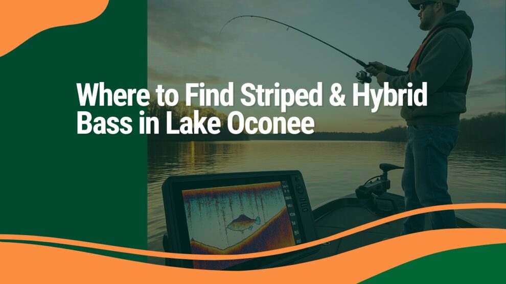 Find Striped & Hybrid Bass in Lake Oconee