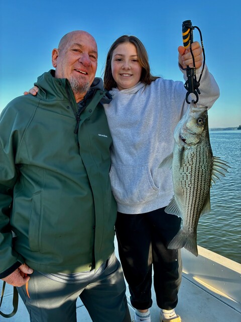 Lake Oconee hybrid fishing