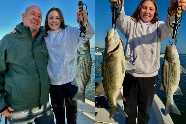 Lake Oconee hybrid fishing