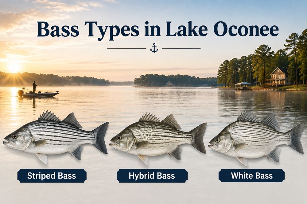 Striped vs Hybrid vs White Bass