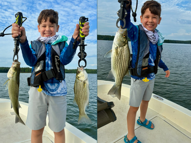 Lake Oconee Striper Fishing
